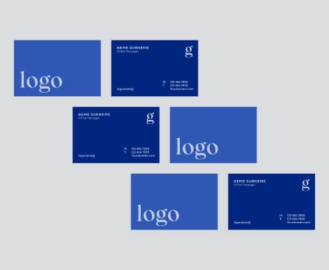 business card mockups